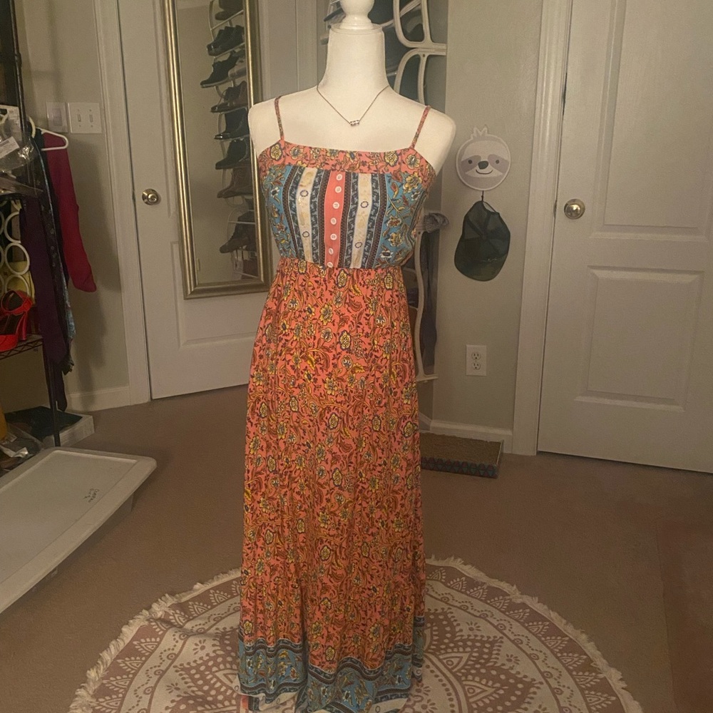 Boho Patchwork Dress - image 4